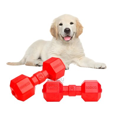 JUGUETE CAUCHO PERROS MA31162 RYBIU ROJO