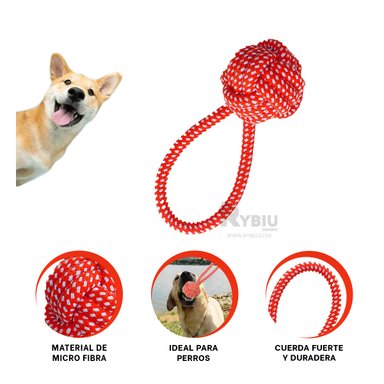 SOGA PERRO MA31350 NO TOXICO EXTRA FUERTE ROJO + AGENDITA RYBIU