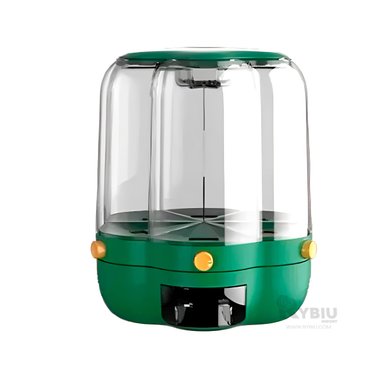 DISPENSADOR RYBIU CO30397 VERDE CON PATRON FLOR + STICKERS