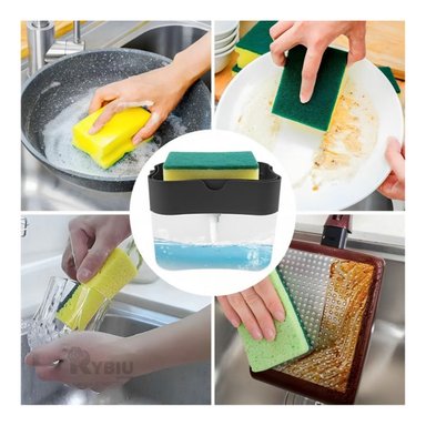 DISPENSADOR RYBIU CO30386 NEGRO LIQUIDO + STICKERS