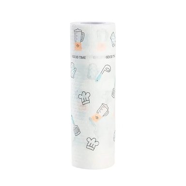 PAQUETE DE PAPEL TOALLA CON DIBUJOS COLOR BLANCO DOBLE CAPA COCINA Y+REGALO STICKER - 3
