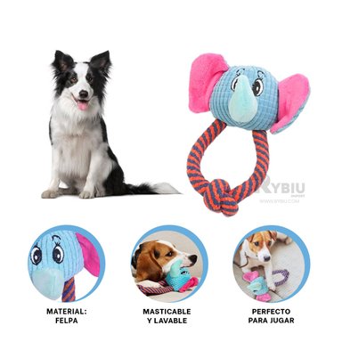 PELUCHE FELPA PERROS Y GATOS MA31260 RYBIU UTIL Y FUNCIONAL EN MODELO ELEFANTE +AGENDITA - 2