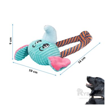 PELUCHE FELPA PERROS Y GATOS MA31260 RYBIU UTIL Y FUNCIONAL EN MODELO ELEFANTE +AGENDITA - 5