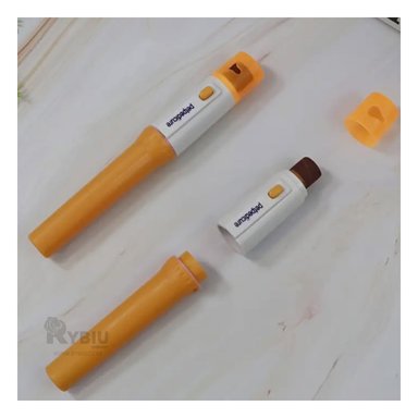 LIMADOR PERRO Y GATO RYBIU MA31170 ERGONOMICO Y UTIL DE NARANJA + STICKERS