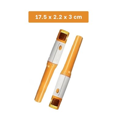 LIMADOR PERRO Y GATO RYBIU MA31170 ERGONOMICO Y UTIL DE NARANJA + STICKERS - 4