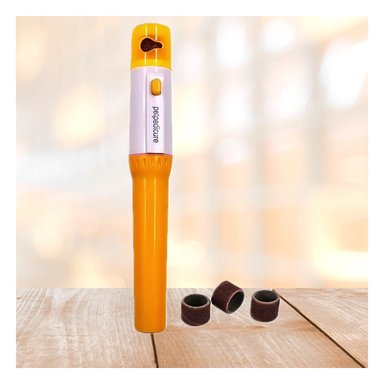 LIMADOR PERRO Y GATO RYBIU MA31170 ERGONOMICO Y UTIL DE NARANJA + STICKERS - 5