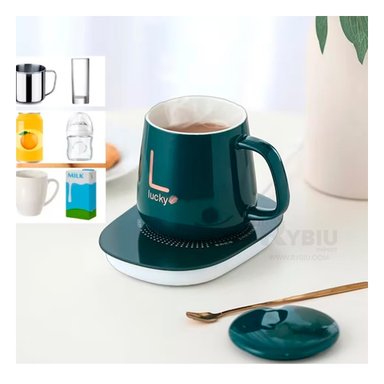 CALENTADOR PRACTICO PARA EL HOGAR RYBIU CO30462 EN VERDE+ REGALO AGENDITA