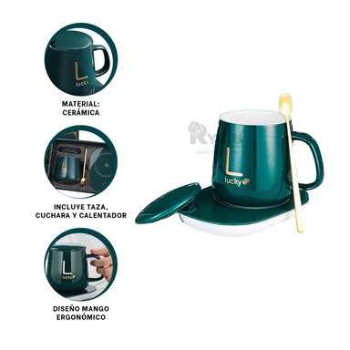 CALENTADOR PRACTICO PARA EL HOGAR RYBIU CO30462 EN VERDE+ REGALO AGENDITA - 4