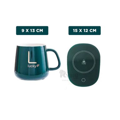 CALENTADOR PRACTICO PARA EL HOGAR RYBIU CO30462 EN VERDE+ REGALO AGENDITA - 5