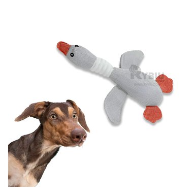 PELUCHE LANA PERROS Y GATOS MA31265 RYBIU PARA ANIMAL DEL HOGAR EN PLOMO +PAPEL DE REGALO