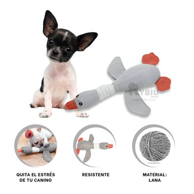 PELUCHE LANA PERROS MA31265 RYBIU EN COLOR PLOMO +AGENDITA