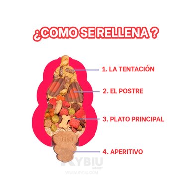 JUGUETE PERROS MA31267 RYBIU MODELO DE PERA EN GRANDE +PAPEL DE REGALO