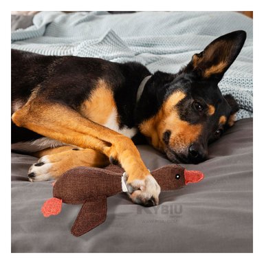 PELUCHE LANA PERROS Y GATOS MA31264 RYBIU PET EN TEXTURA SUAVE EN MARRON +STICKERS