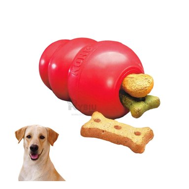 JUGUETE PERROS MA31266 RYBIU ROJO DE MATERIAL DURADERO EN CHICO +STICKERS