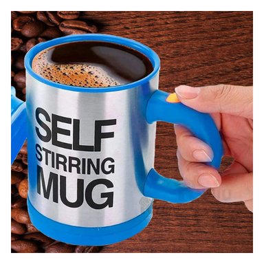 TAZA RYBIU BATIDORA DE 400 ML CON 2 PILAS AAA CO30472 AZUL