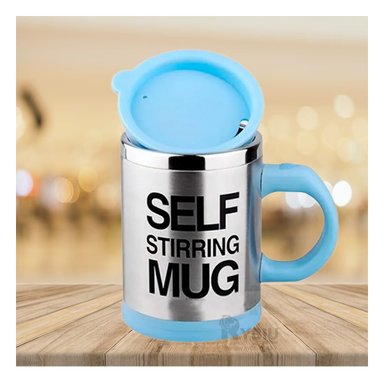 TAZA RYBIU MEZCLADORA DE 400 ML+ PAPEL DE REGALO CO30473 CELESTE