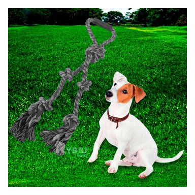 SOGA DURA PERRO MA31364 PLOMO +STICKERS RYBIU