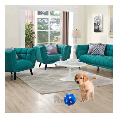 PELOTA PERROS MA31237 RYBIU RESISTENTE PET DE FACIL USO DE AZUL +AGENDITA