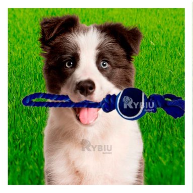 SOGA PERRO MA31355 CON BOLA TENNIS AZUL NOCTURNO +AGENDITA RYBIU