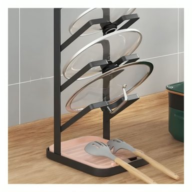 ORGANIZADOR RYBIU CO29880 ACERO INOXIDABLE NEGRO UTIL CUBRIDORES + PAPEL REGALO - 2
