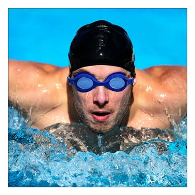 LENTES NATACIÓN RYBIU MG-1600 PRINCIPIANTES AZUL