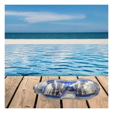 LENTES NATACIÓN RYBIU MG-HN72A CLASES PISCINA AZUL