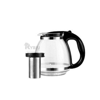 TETERA RYBIU CO30490 NEGRO 2L CON DISEÑO ELEGANTE + REGALO AGENDITA - 3