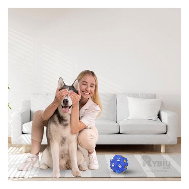 PELOTA PERROS MA31243 RYBIU LIGERA VERSÁTIL TALLA M AZUL +AGENDITA