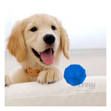 PELOTA PERROS MA31249 RYBIU ANTI ESTRES AZUL +PAPEL DE REGALO