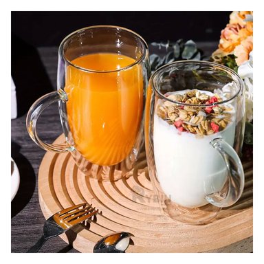 TAZA DURADERA UTIL DE DOBLE CAPA 450ML RYBIU 561 +REGALO STICKERS