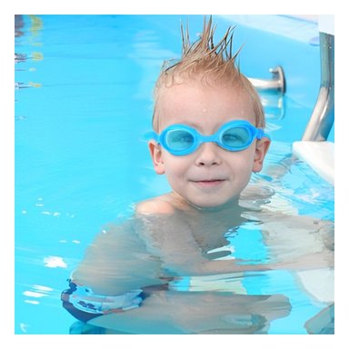 LENTES RYBIU MG-F268A CELESTE CLASES NATACION PISCINA