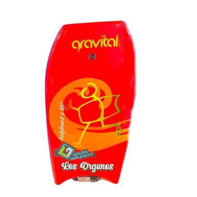 TABLA NATACIÓN RYBIU PLAYAS 41 ANARANJADO + PAPEL REGALO