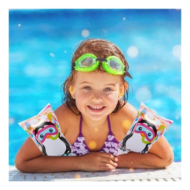 FLOTADOR RYBIU 32102 MULTICOLOR BRAZERA ACUATICAS AJUSTABLES NIÑOS