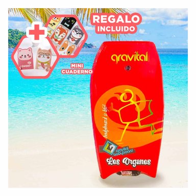 TABLA NATACIÓN RYBIU GR-42 MODERNA ANTIDESLIZANTE ANARANJADO + REGALO AGENDITA