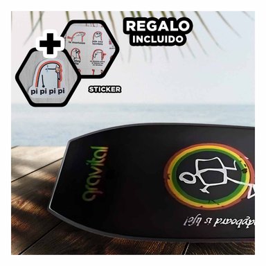 TABLA NATACIÓN RYBIU GR-42DS HIDRODINAMICA APRENDICES NEGRO + REGALO STICKERS