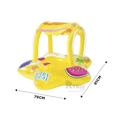 FLOTADOR PARA PISCINA EN COLOR AMARILLO Y+REGALO AGENDITA - 5
