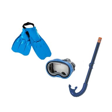 SET NATACIÓN RYBIU 55952 ADAPTABLES AZUL + PAPEL REGALO