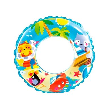 FLOTADOR RYBIU KIDS RESISTENTE CELESTE + PAPEL DE REGALO