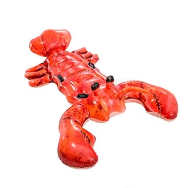 FLOTADOR INFLABLE LANGOSTA 213 X 137 CM PARA JUEGOS EN AGUA Y+PAPEL REGALO - 1