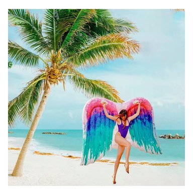 FLOTADOR RYBIU CON FORMA DE ALA PARA PISCINAS MULTICOLOR 58786EU