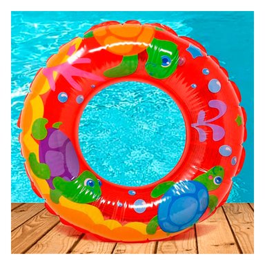 FLOTADOR RYBIU PARA ALBERCAS ROJO MOD.36113 + REGALO AGENDITA