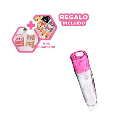 SOMBRILLA RYBIU VE30206 ROSADO FUNCIONAL DE VERANO DE Y AGENDITA