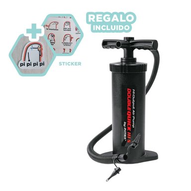 INFLADOR RYBIU VE31872 FACIL USAR NEGRO + REGALO STICKERS