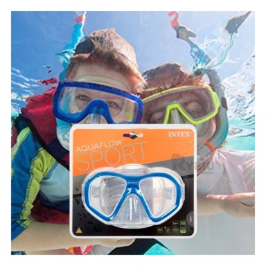 LENTES BUCEO RYBIU 55977 PROTECTORES INFANTIL AZUL + REGALO STICKERS