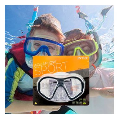 LENTES BUCEO RYBIU 55977 PROTECTORES INFANTIL NEGRO + REGALO STICKERS