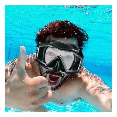 LENTES NATACIÓN RYBIU 55982 PRINCIPIANTES NEGRO