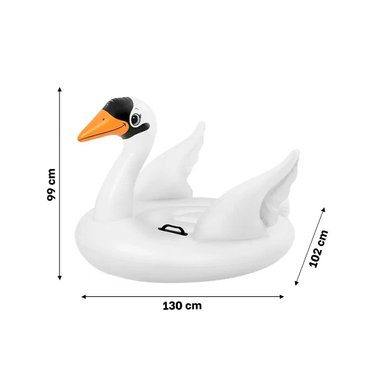 FLOTADOR RYBIU 57557NP BLANCO CISNE + PAPEL REGALO - 4