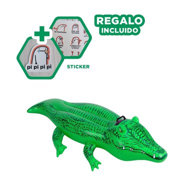 FLOTADOR RYBIU 58562NP VERDE + STICKERS NIÑOS