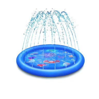 ALBERCA INFANTIL PARA NINOS 170X170 CM COLOR AZUL PARA JUEGOS AL AIRE LIBRE Y+PAPEL REGALO