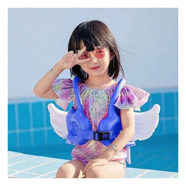 FLOTADOR RYBIU YYQ-E1001 AZUL MOCHILA CON ALITAS NIÑOS